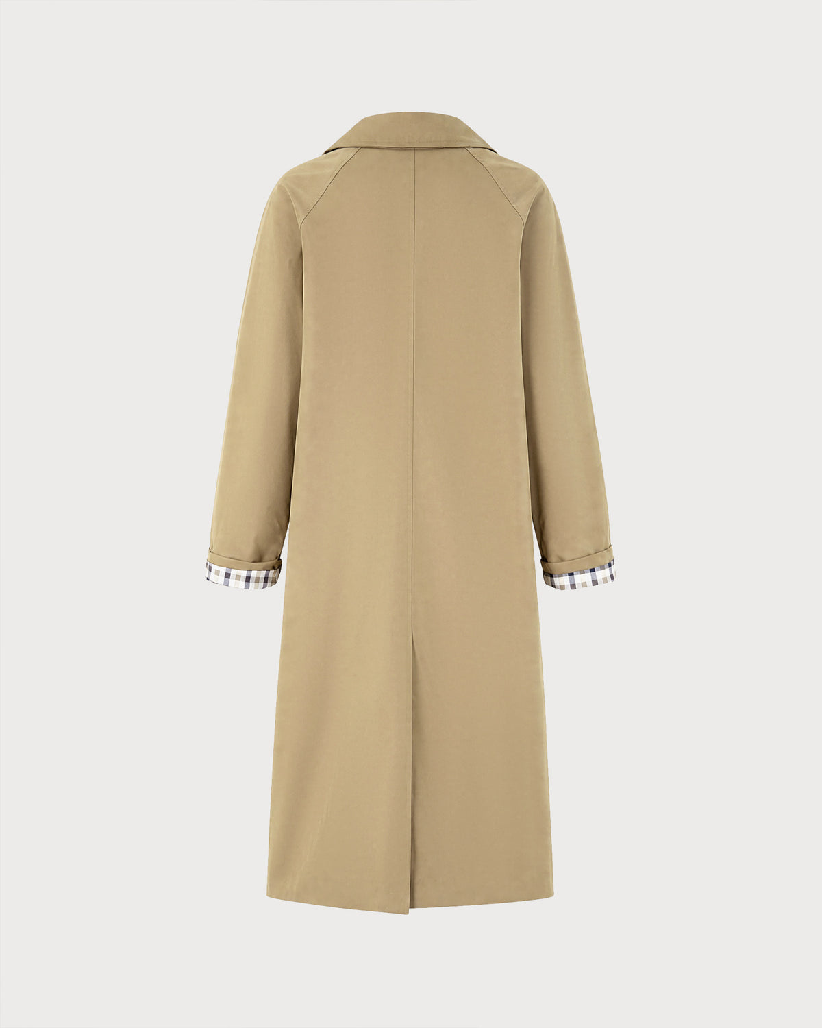 Women's Woven Polyester Trench Coat - RIHOAS
