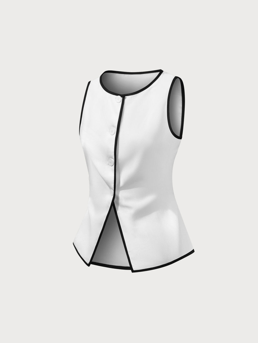 Women's Woven Polyester Vest Top Tops - RIHOAS