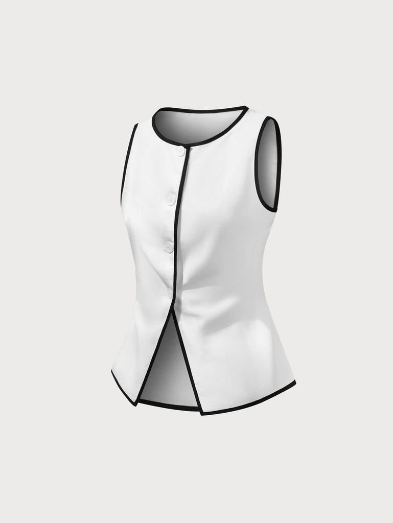 Women's Woven Polyester Vest Top Tops - RIHOAS
