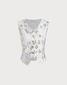 Women's Woven Polyester Vest Tops - RIHOAS