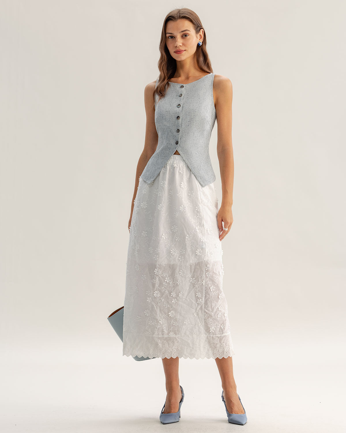 Women's Woven Polyester Vest Tops - RIHOAS