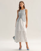 Women's Woven Polyester Vest Tops - RIHOAS