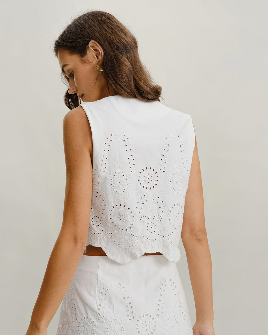 Women's Woven Polyester Vest Tops - RIHOAS