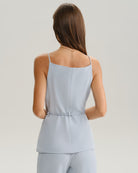 Women's Woven Polyester Vest Tops - RIHOAS