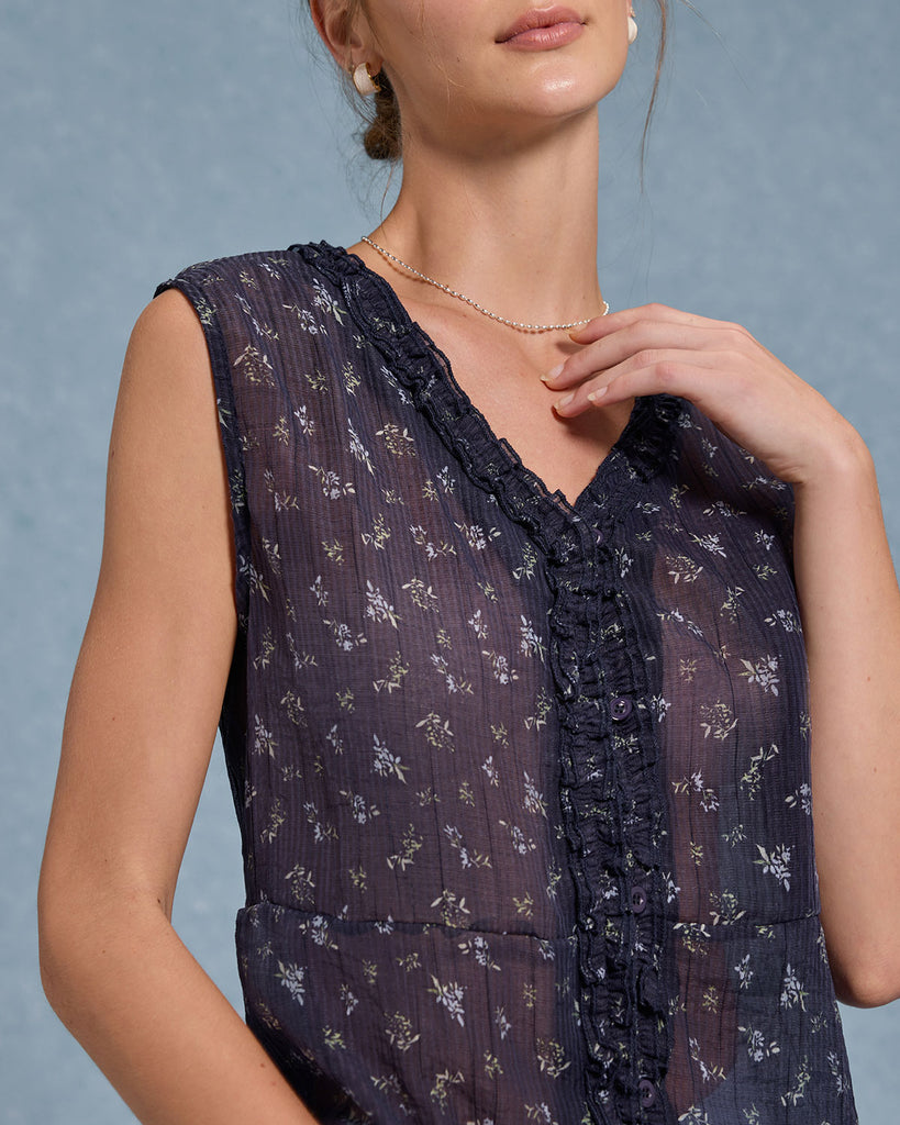 Women's Woven Polyester Vest Tops - RIHOAS