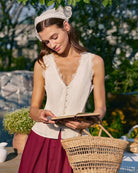 Women's Woven Polyester Vest Tops - RIHOAS