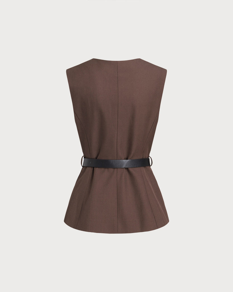 Women's Woven Polyester Vest Tops - RIHOAS