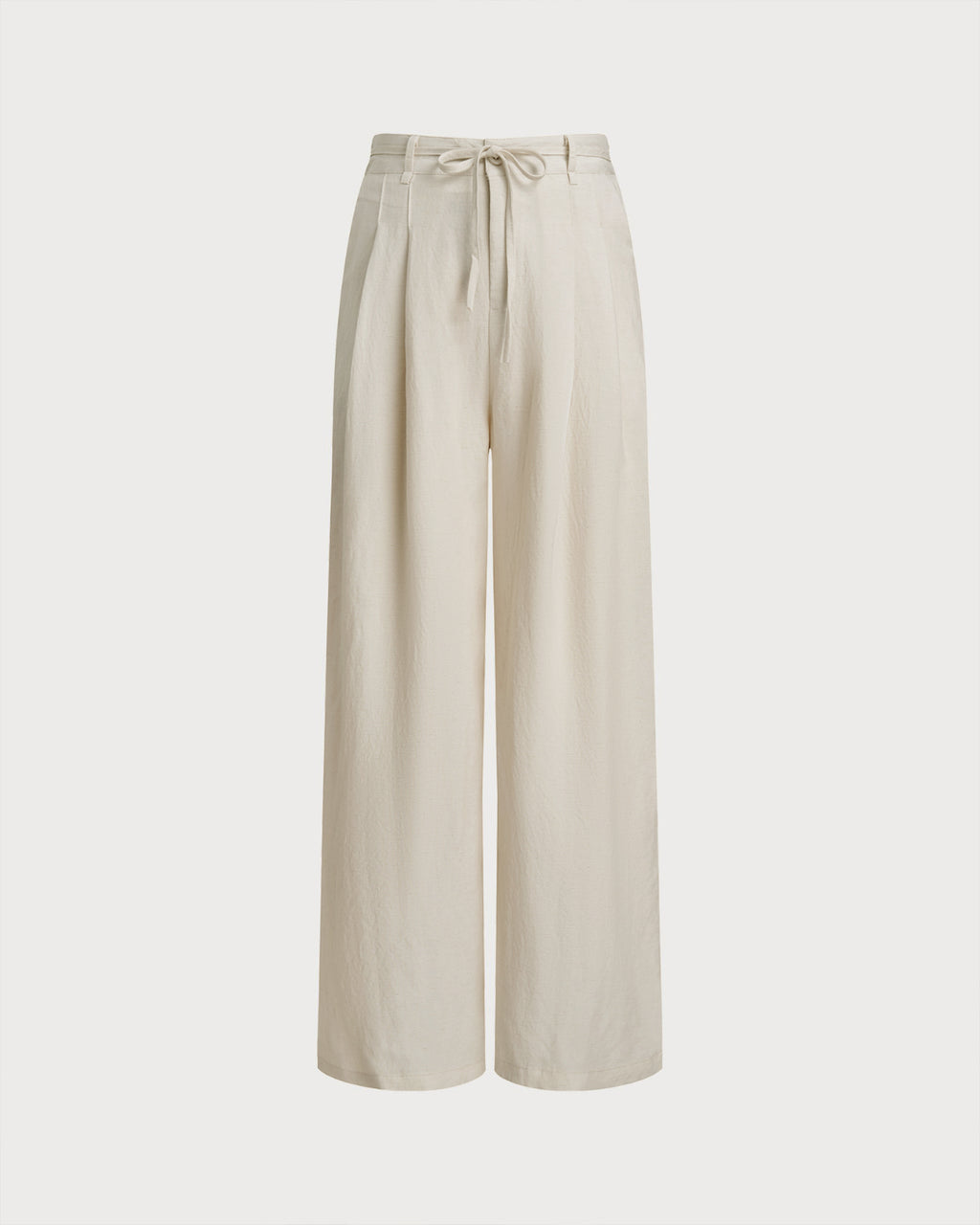 Women's Woven Tencel Cotton Casual Pants Apricot Bottoms - RIHOAS