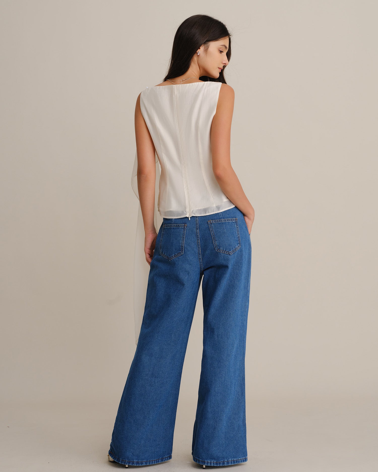 Women's Woven Tencel Tank Tops - RIHOAS