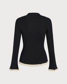 Women's Woven Viscose Knit Cardigans - RIHOAS - 06