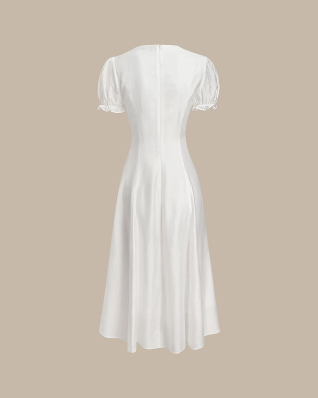 Women's Woven Viscose Midi Dresses Dresses - RIHOAS