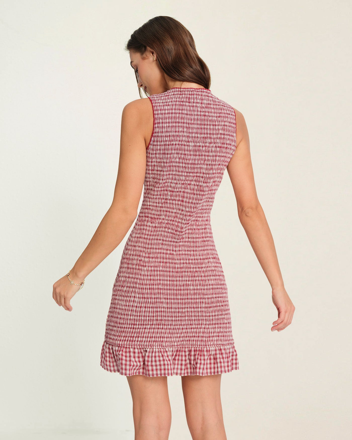 Women's Woven Viscose Mini Dress Dresses - RIHOAS