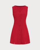 Women's Woven Viscose Mini Dress Dresses - RIHOAS