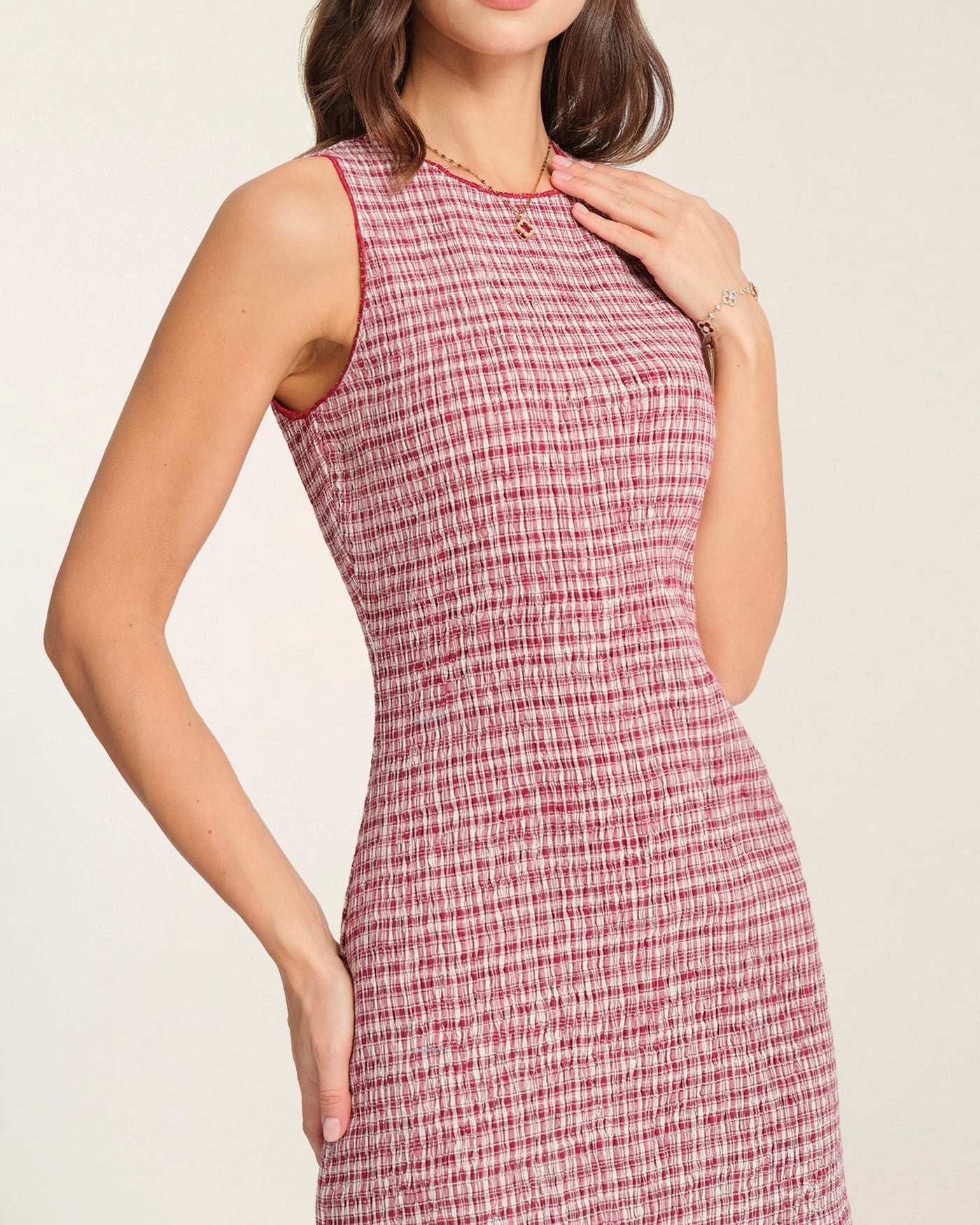 Women's Woven Viscose Mini Dress Dresses - RIHOAS