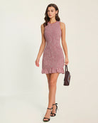 Women's Woven Viscose Mini Dress Dresses - RIHOAS