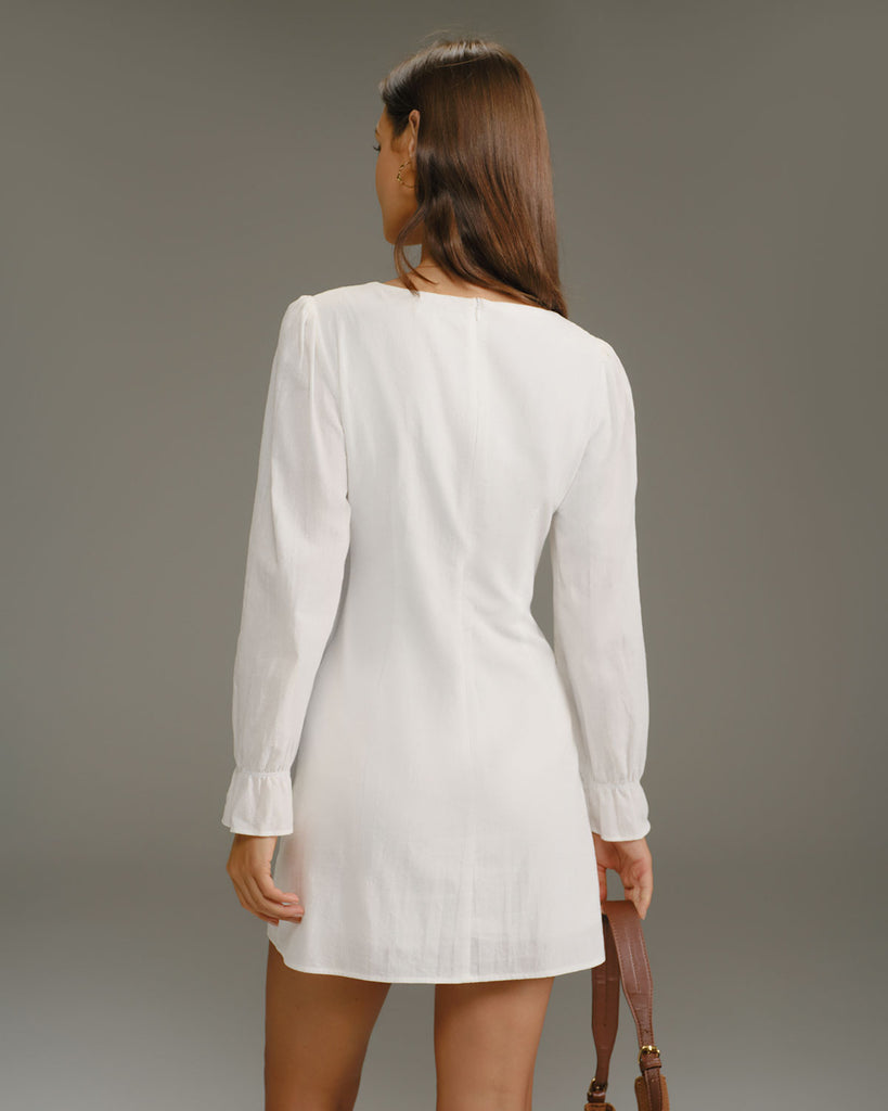 Women's Woven Viscose Mini Dresses Dresses - RIHOAS