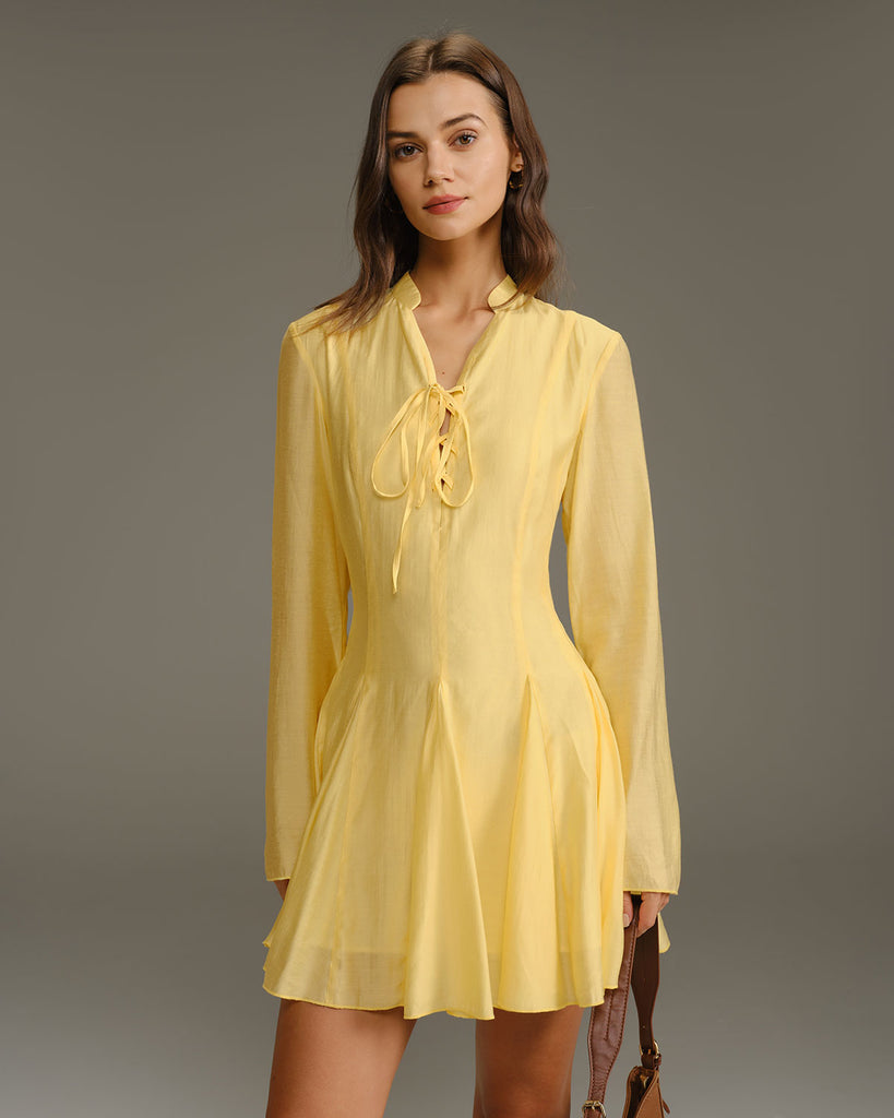 Women's Woven Viscose Mini Dresses Dresses - RIHOAS