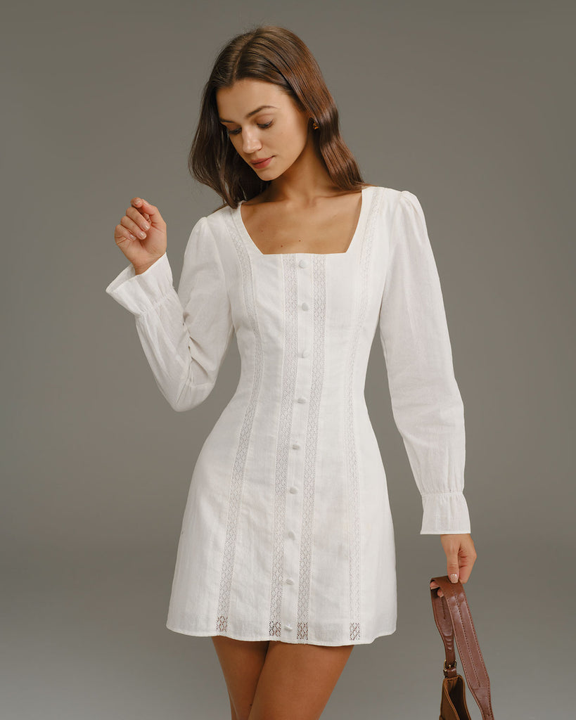 Women's Woven Viscose Mini Dresses Dresses - RIHOAS