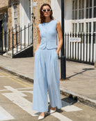 Women's Woven Viscose Pants Bottoms - RIHOAS