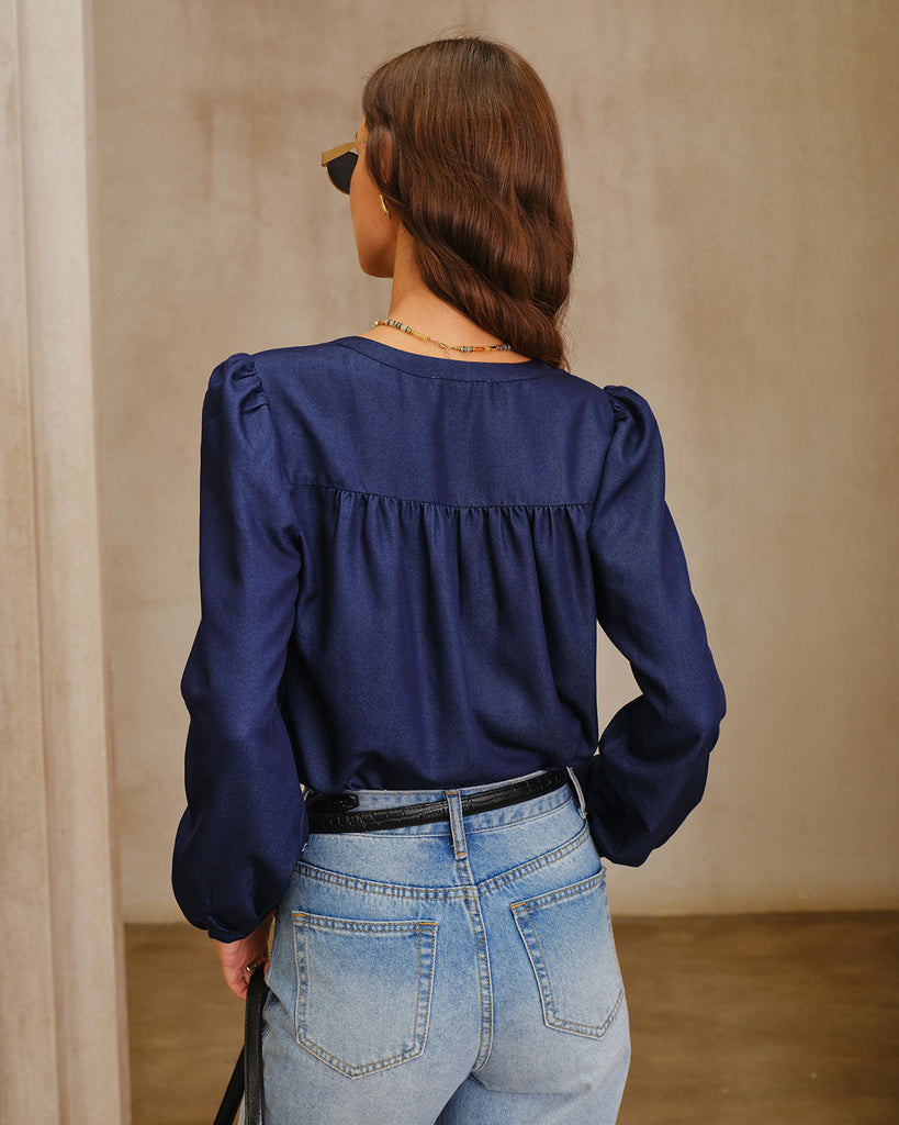 Women's Woven Viscose Shirt Tops - RIHOAS