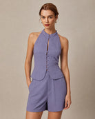 Women's Woven Viscose Shorts Bottoms - RIHOAS