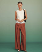 Women's Woven Viscose Tank Tops Tops - RIHOAS