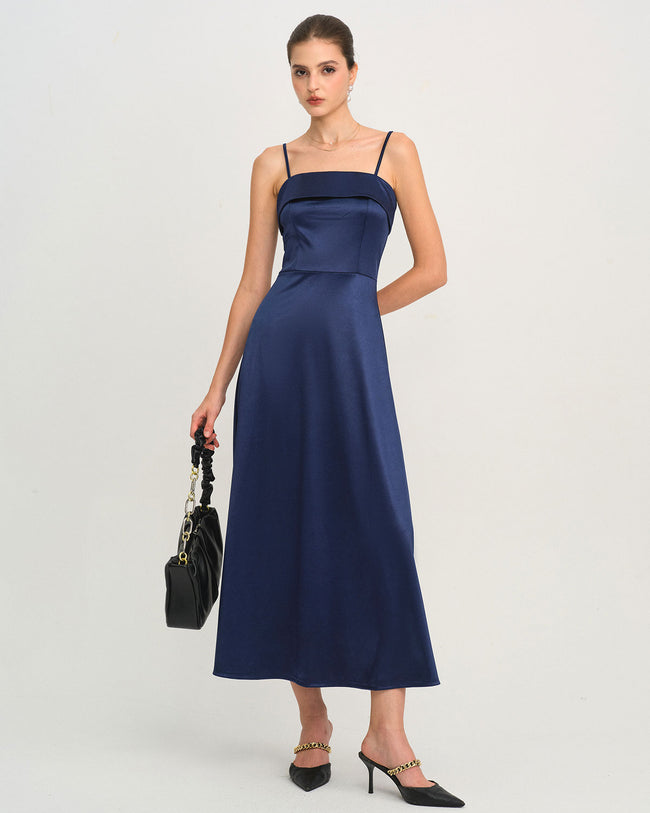 Womens' Woven Polyester Maxi Dress Dresses - RIHOAS