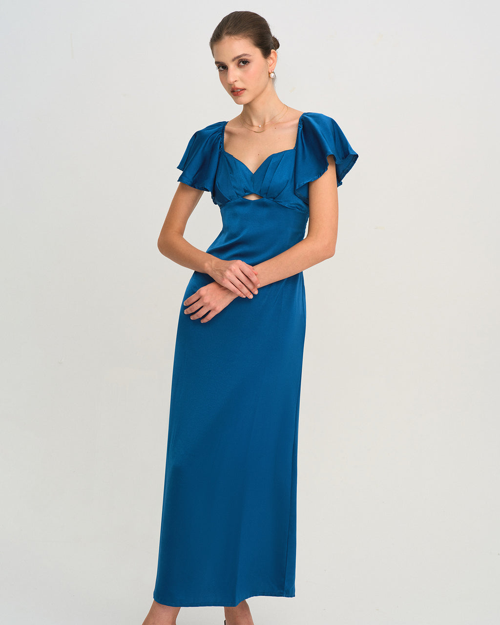 Womens' Woven Polyester Maxi Dress Dresses - RIHOAS
