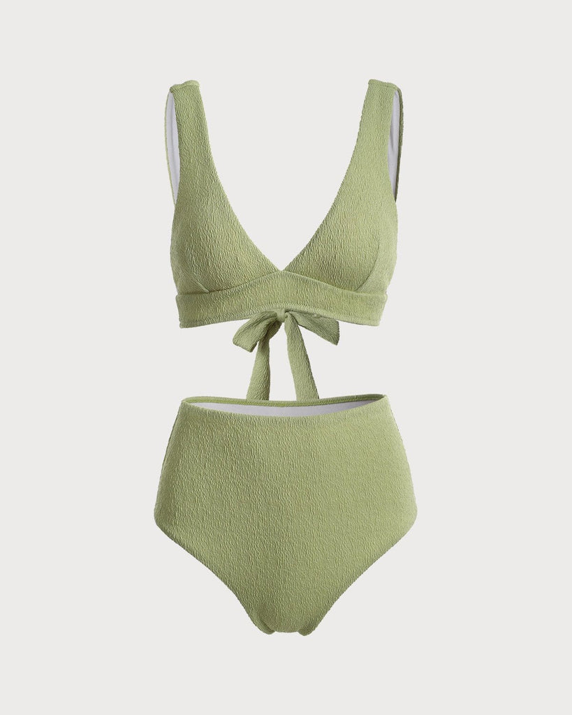 The Textured Bikini Set Bikinis - RIHOAS