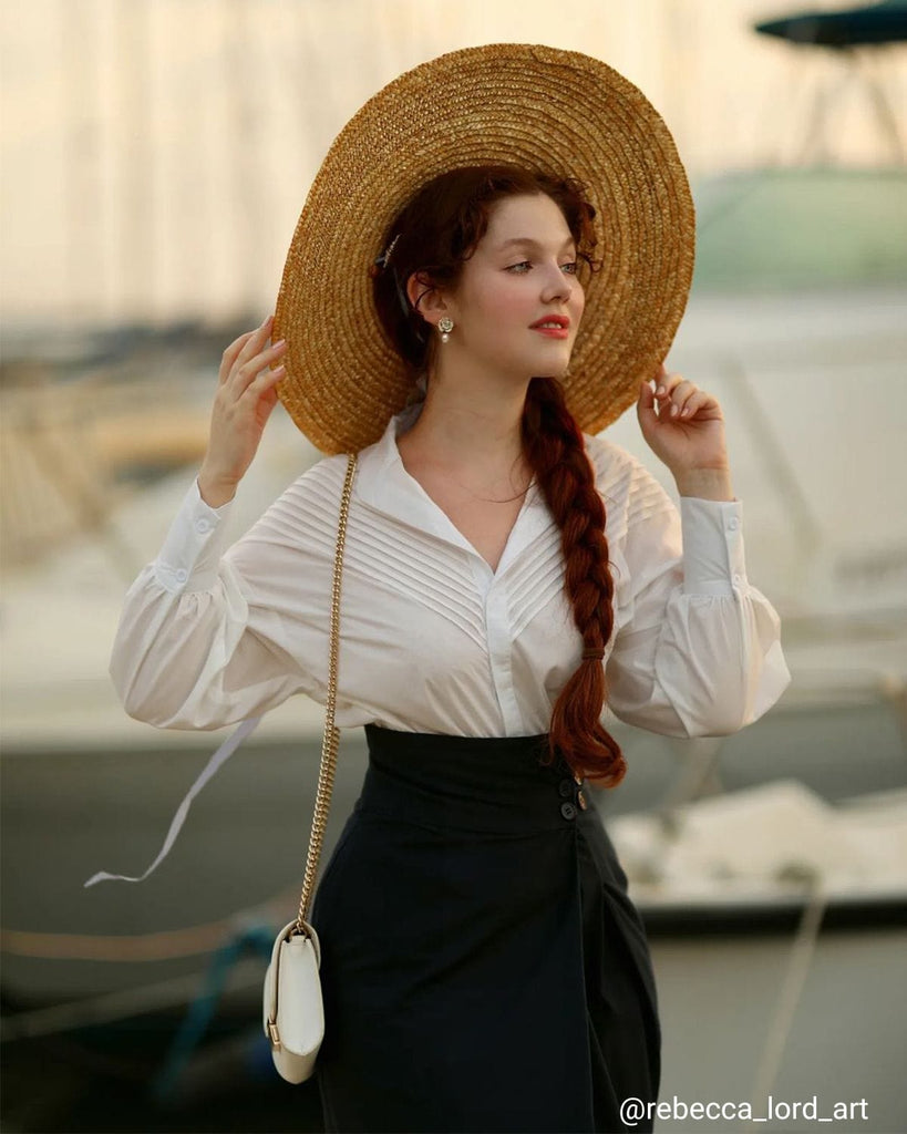 The Bubble-Sleeve Pleating Shirt - RIHOAS
