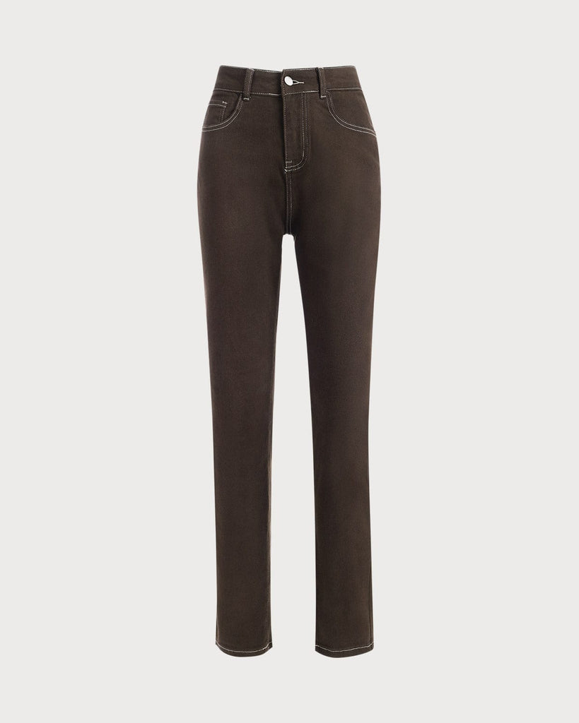The Solid High Rise Skinny Jeans - RIHOAS