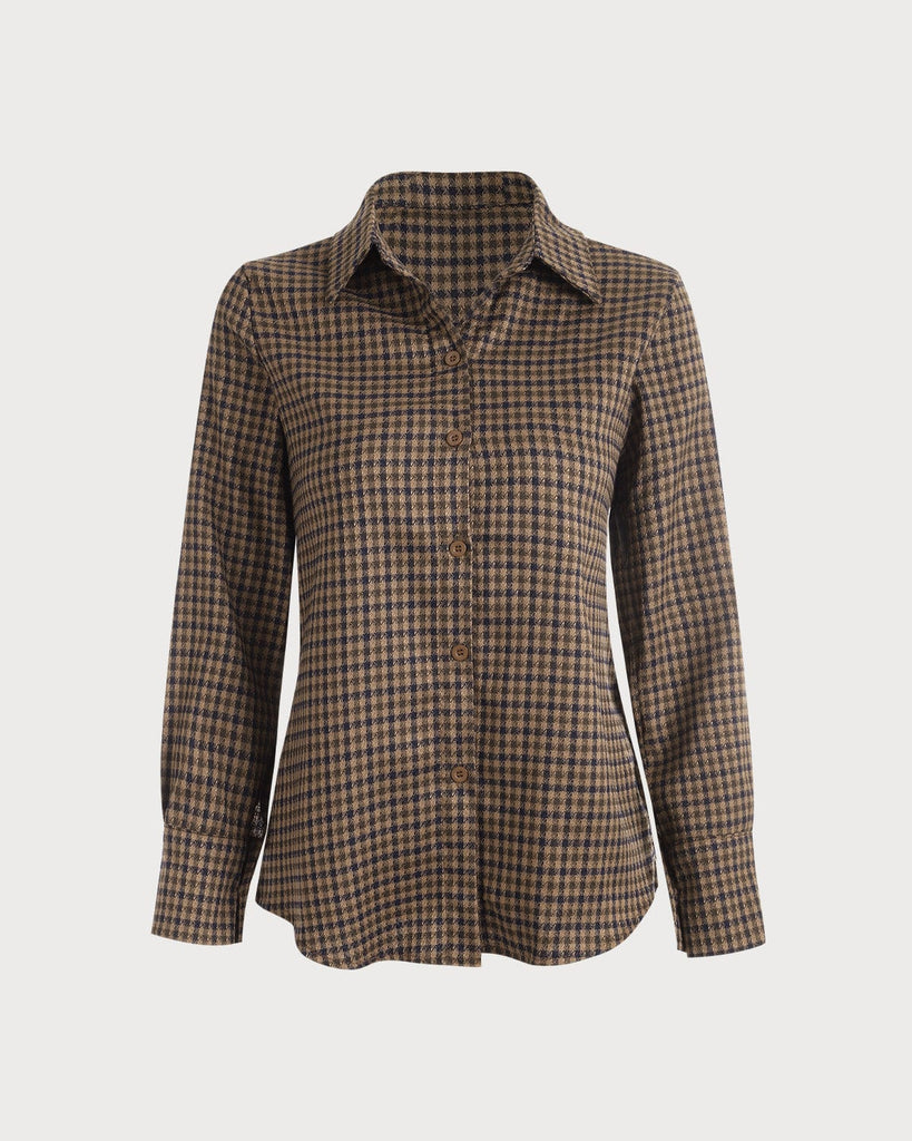 The Collared Retro Plaid Shirt - RIHOAS