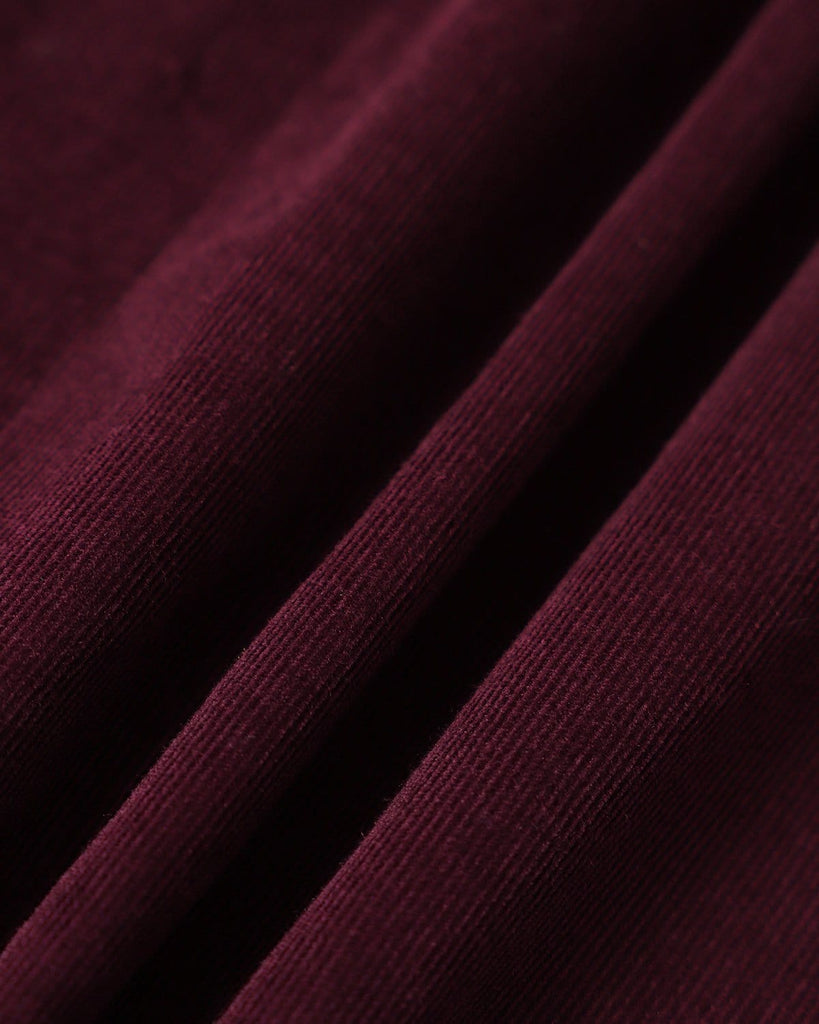 The Scallop Hem Corduroy Skirt Bottoms - RIHOAS