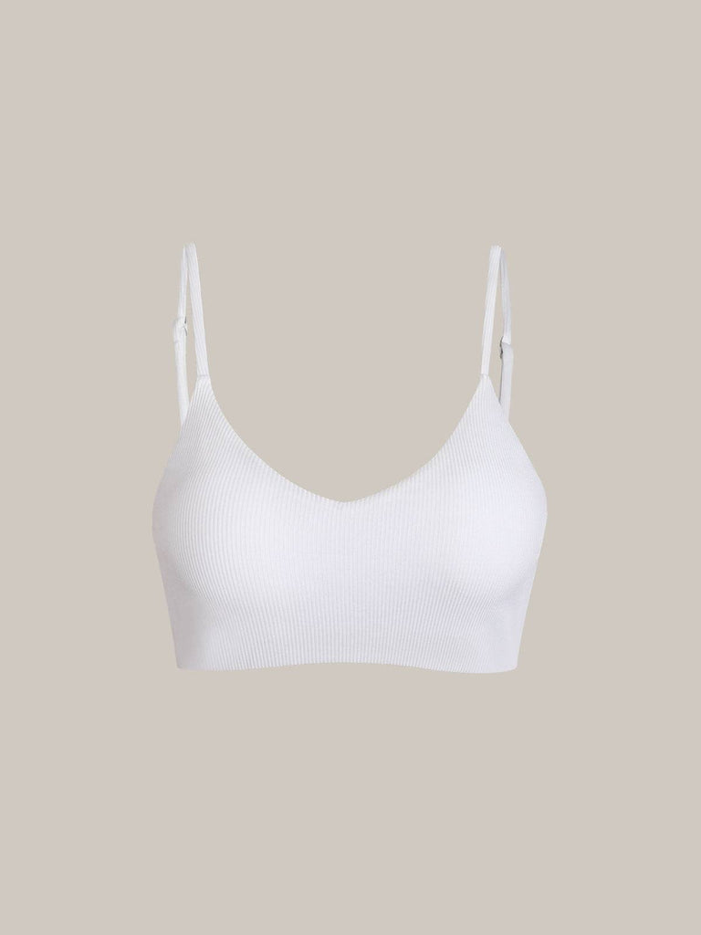 The Plain Ribbed Bikini Top - RIHOAS