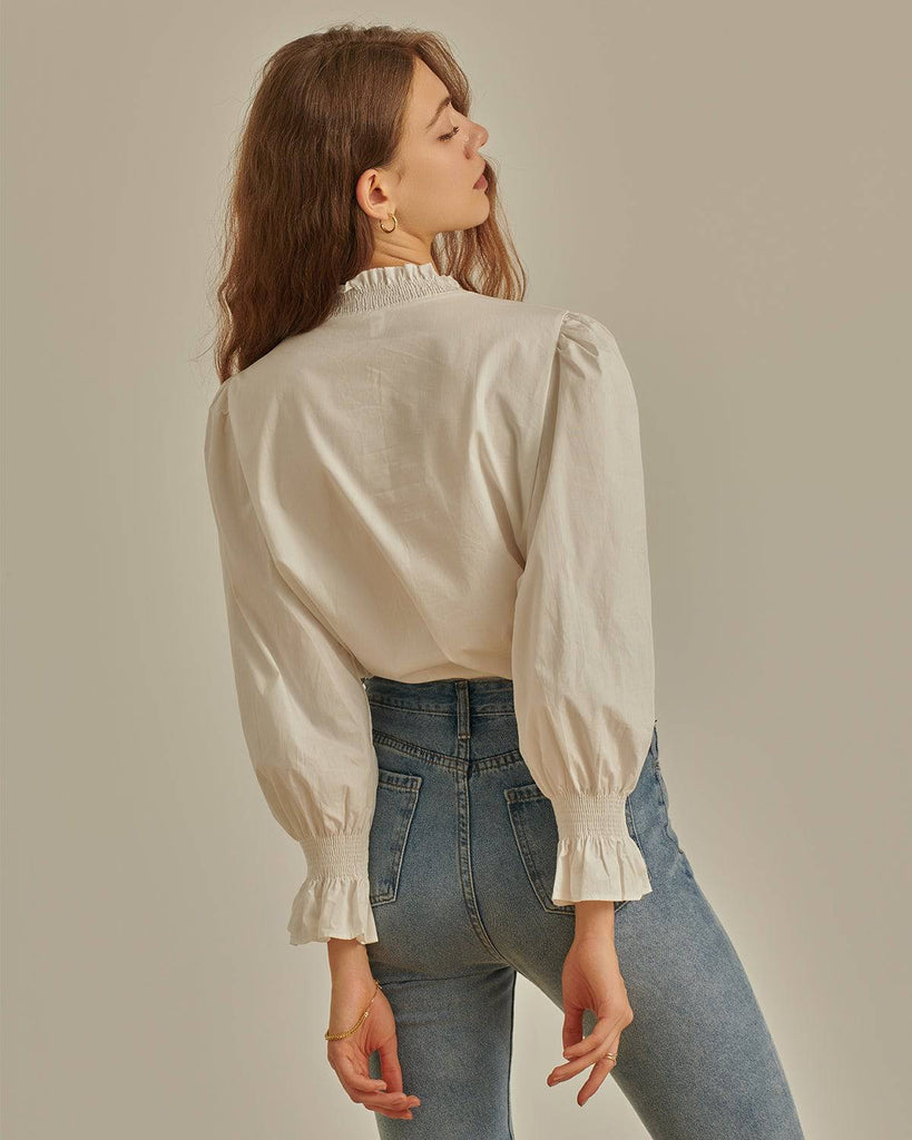 The Romance Ruffle Blouse - RIHOAS