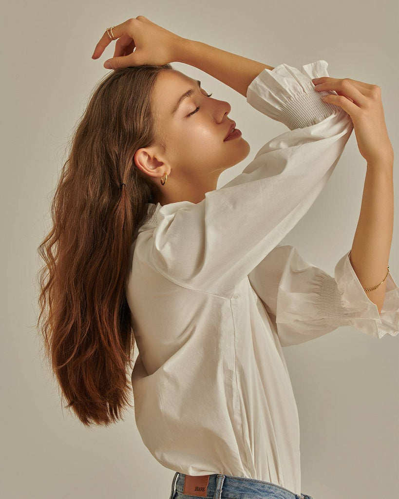 The Romance Ruffle Blouse - RIHOAS