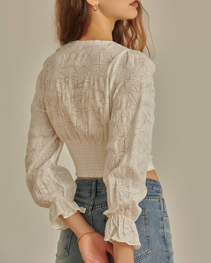 The Romance V-Neck Blouse - RIHOAS