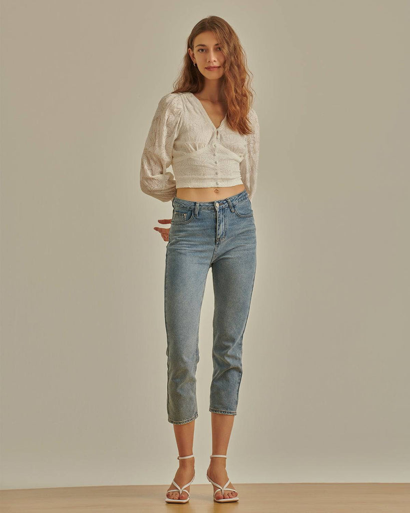 The Romance V-Neck Blouse - RIHOAS