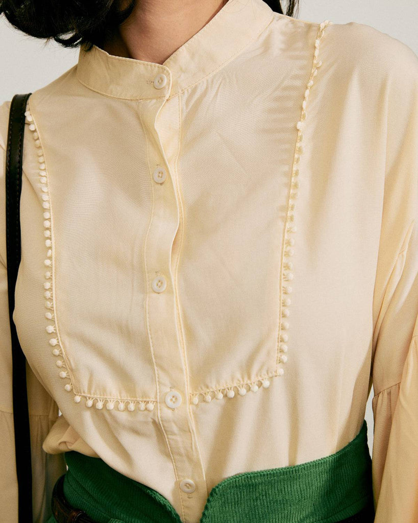 The Vintage Spliced Blouse - RIHOAS
