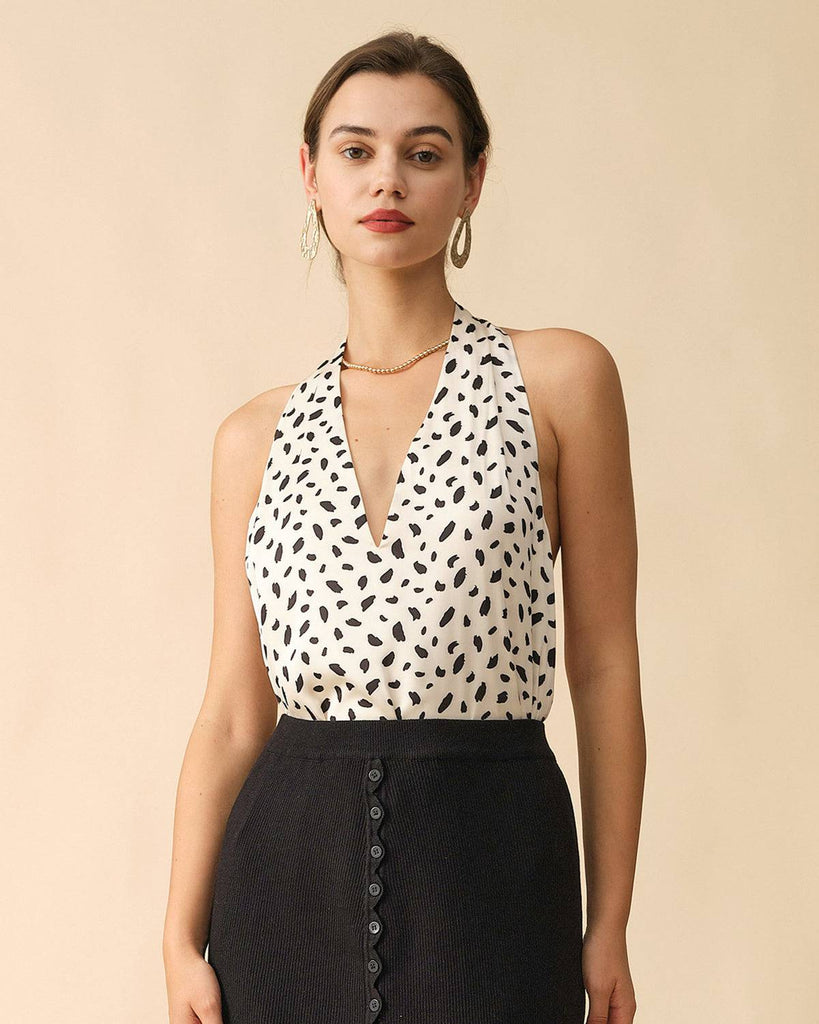The Leopard Print Halter Top - RIHOAS