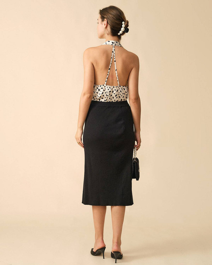 The Leopard Print Halter Top - RIHOAS
