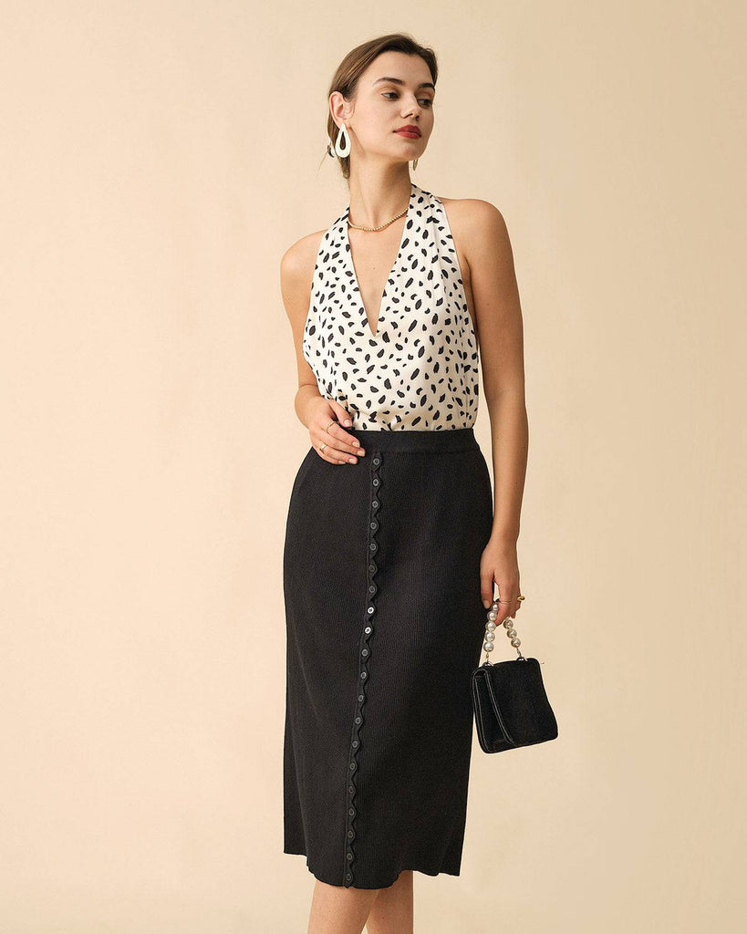 The Leopard Print Halter Top - RIHOAS