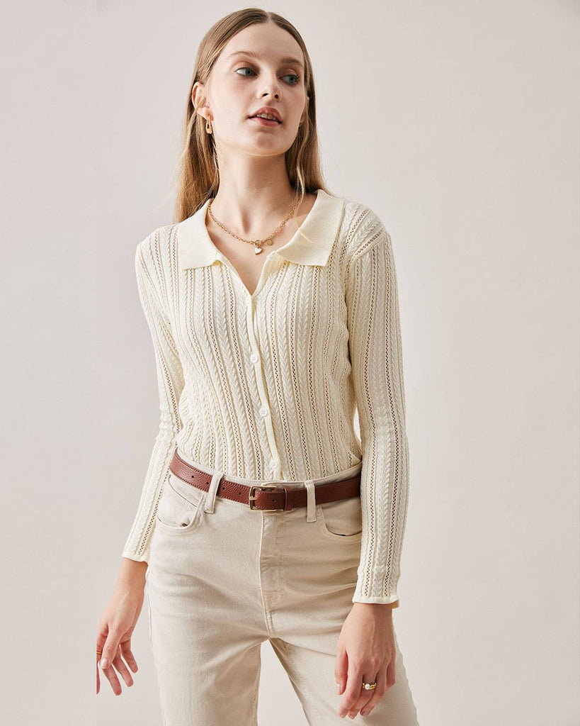 The Cable Knitted Cardigan - RIHOAS