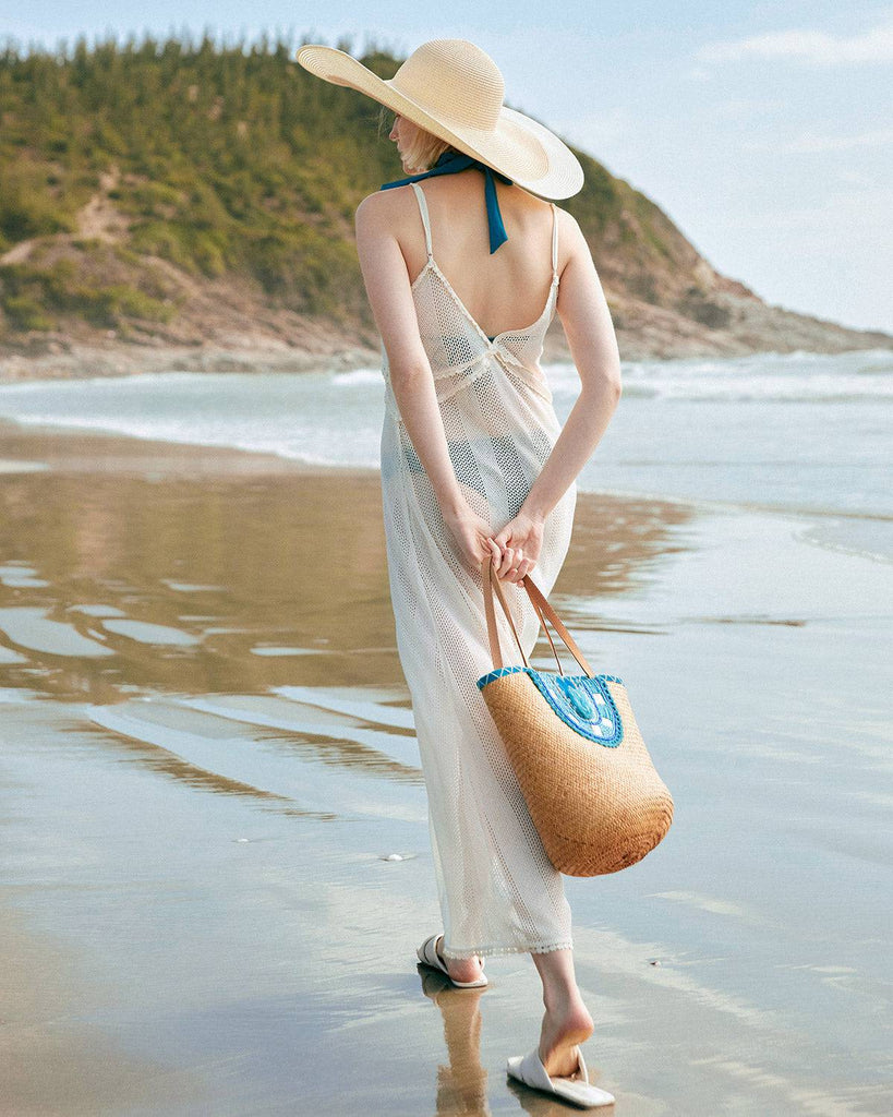 The Mesh Knit Strap Cover-up - RIHOAS