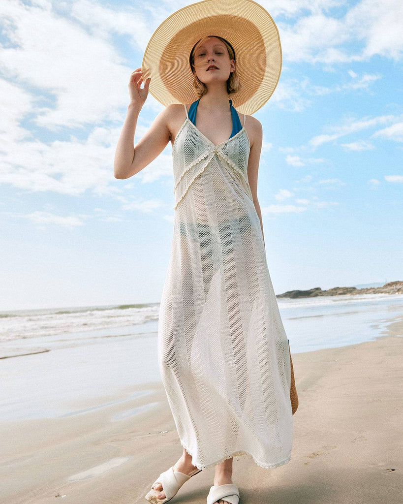 The Mesh Knit Strap Cover-up - RIHOAS