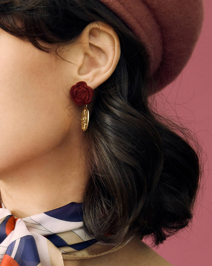 The Romance Flower Decor Earrings - RIHOAS
