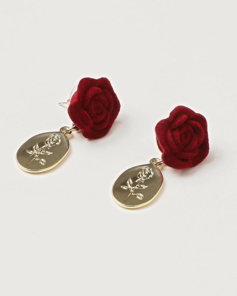 The Romance Flower Decor Earrings - RIHOAS
