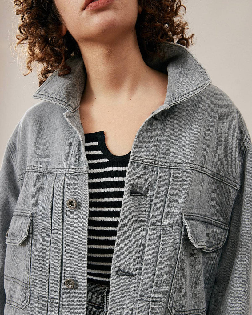 The Premium-fabric Vintage Denim Jacket - RIHOAS