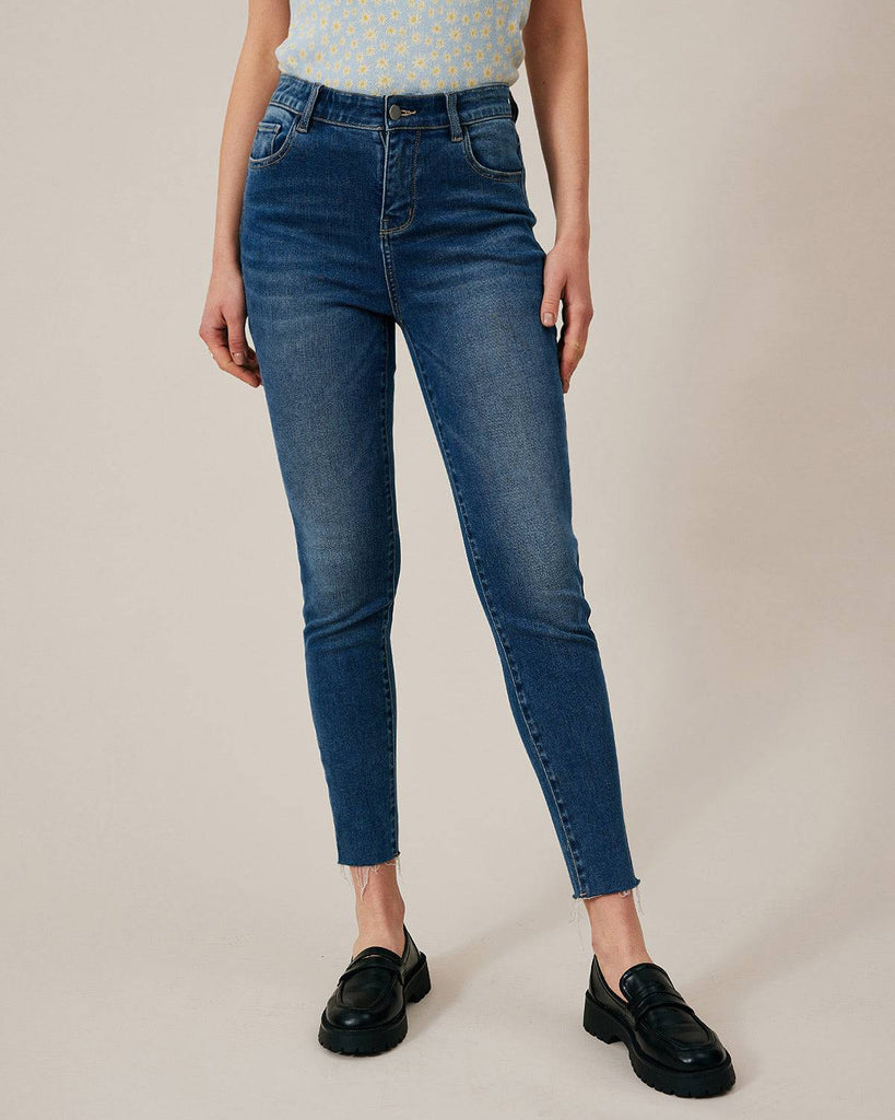 The Premium-fabric High-rise Skinny Jeans - RIHOAS