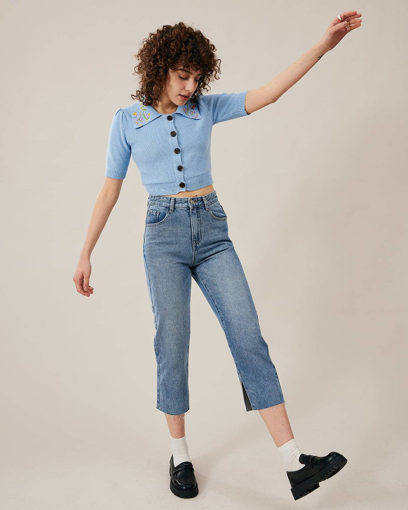 The Premium-fabric Vintage Split Tassel Jeans - RIHOAS